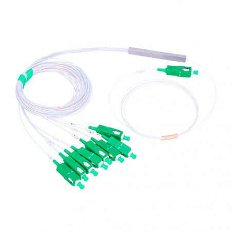 Splitter de Fibra SC-APC de 4 hilos