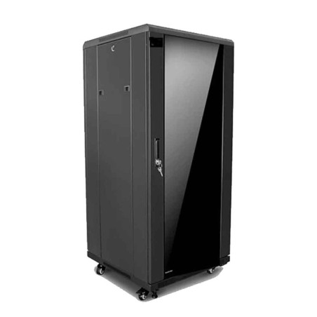 Rack Gabinete 27U con Puerta de Vidrio