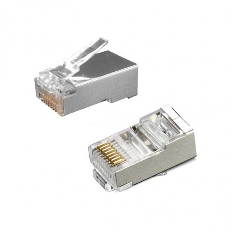 Conector Rj45 Cat5E Blindado