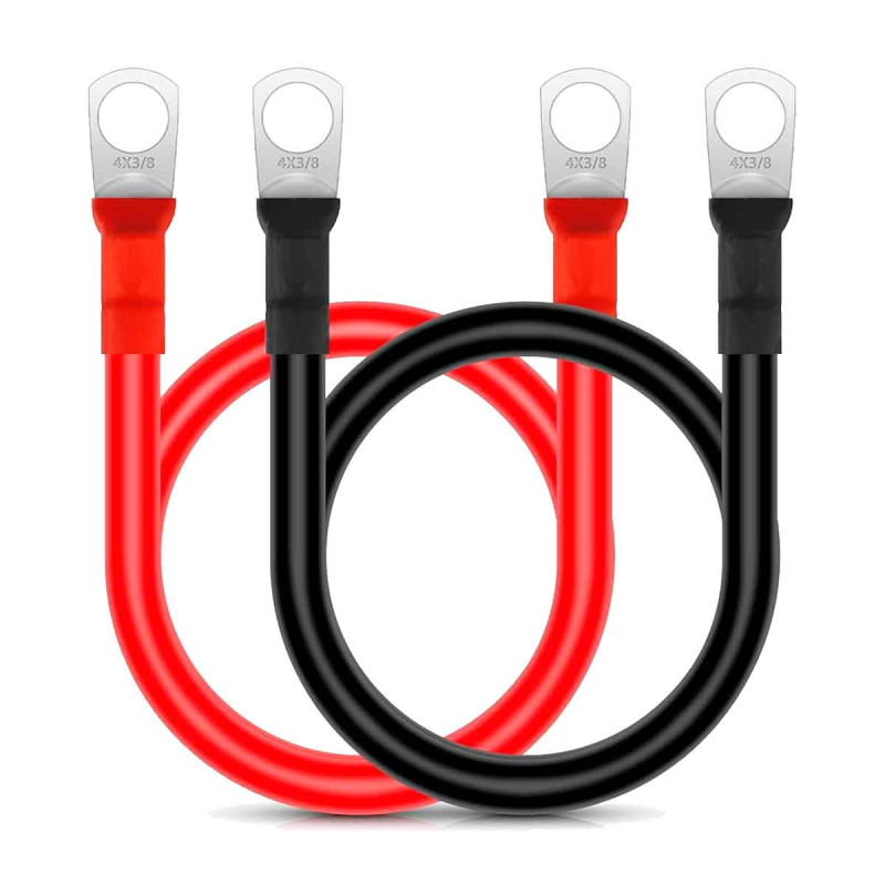 Cable Solar 4awg 50cm