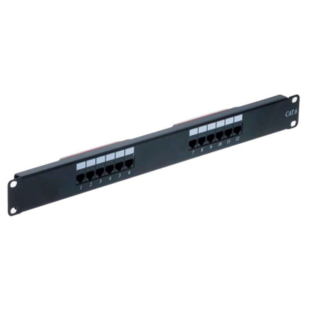 Patch Panel 12 Puertos Cat6