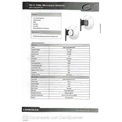 Antena Lanbowan 34dbi para Mimosa B11