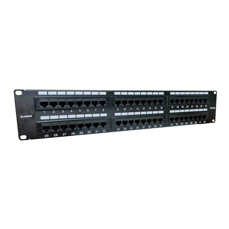 Patch Panel 48 Puertos Cat6a Lanpro